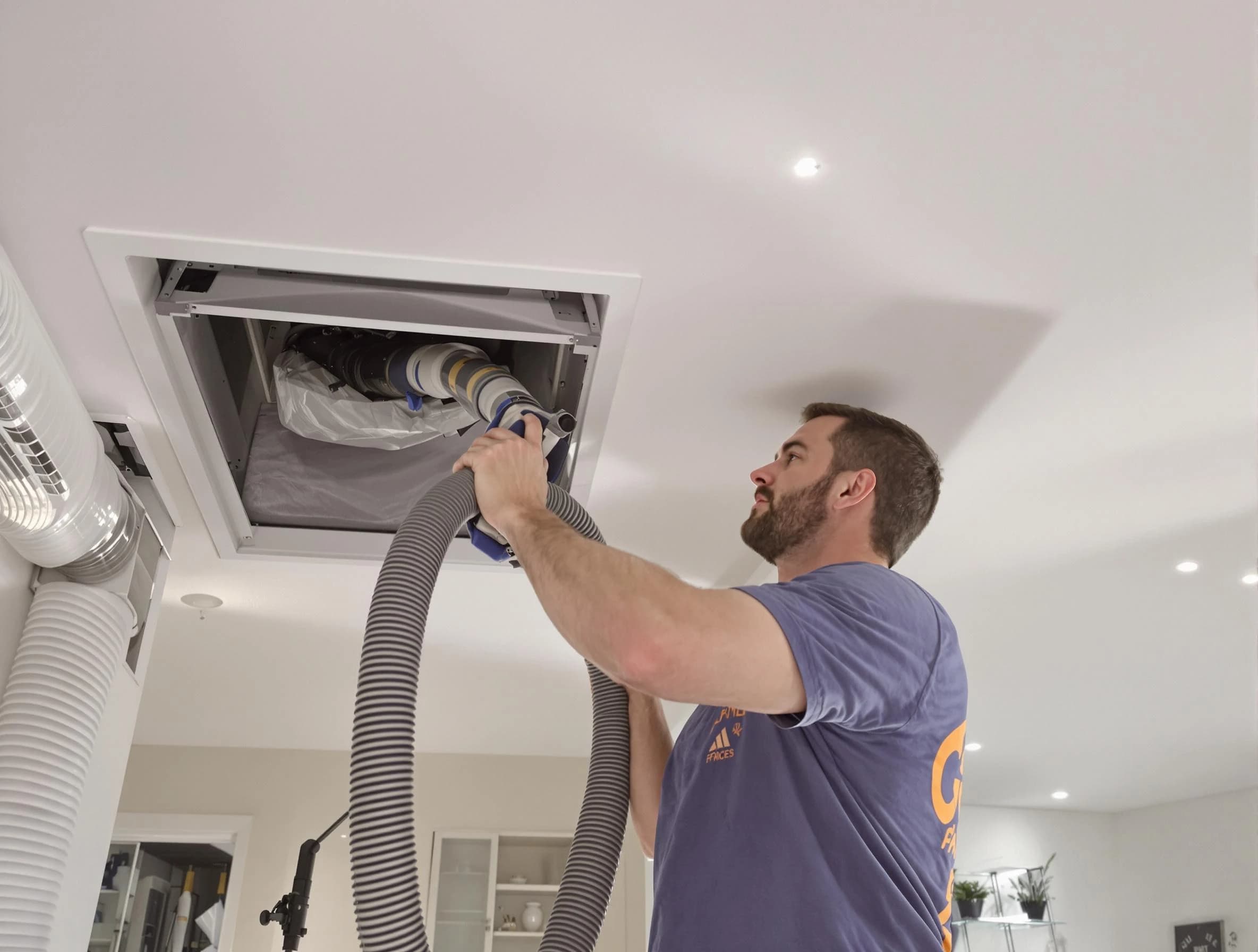 Precision indoor duct cleaning by Douglasville Air Duct Cleaning in Douglasville