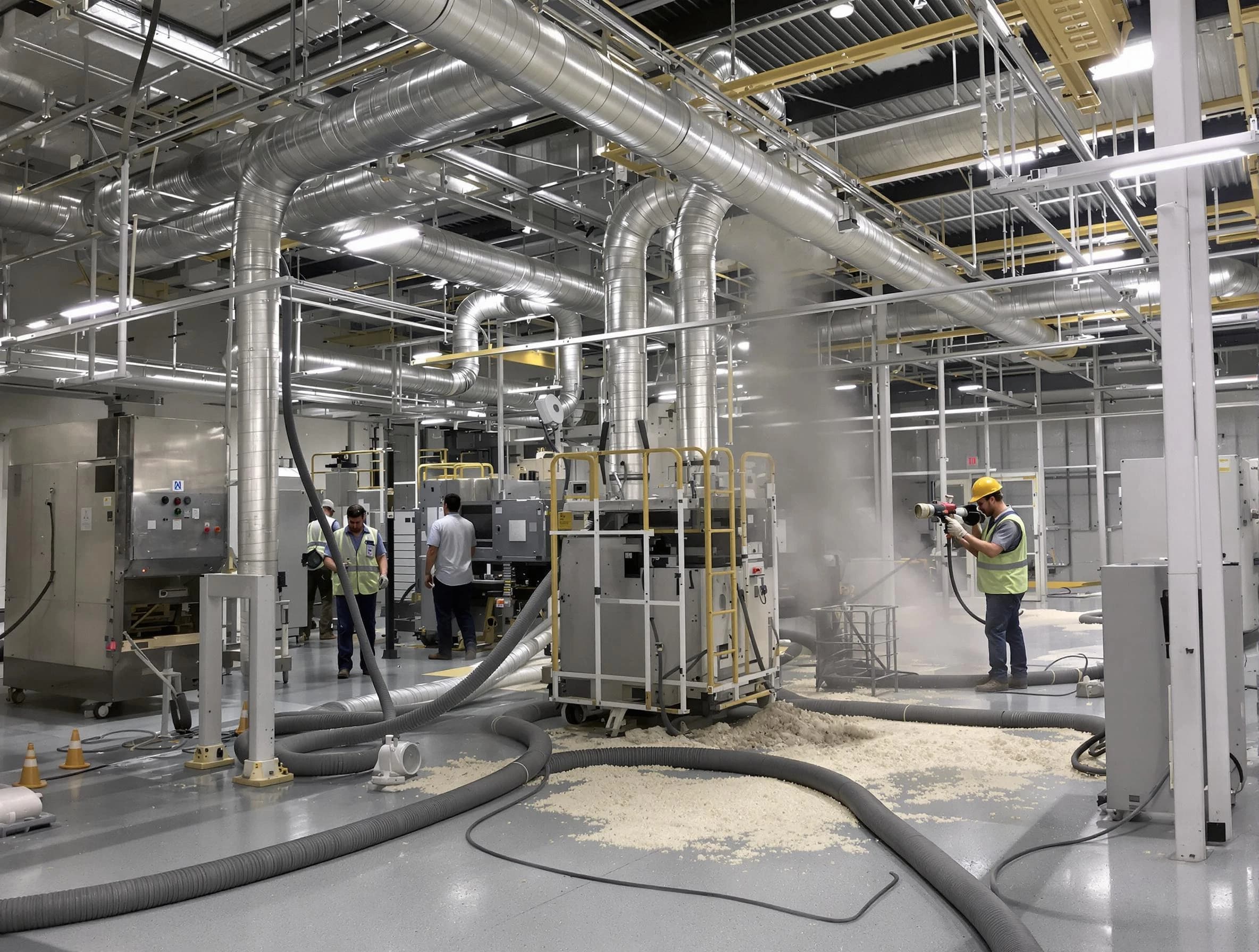 Heavy-duty industrial duct cleaning by Douglasville Air Duct Cleaning in Douglasville