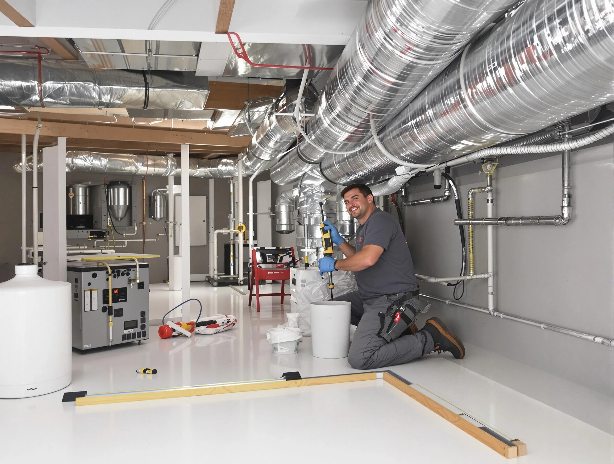 Professional duct sealing service by Douglasville Air Duct Cleaning in Douglasville