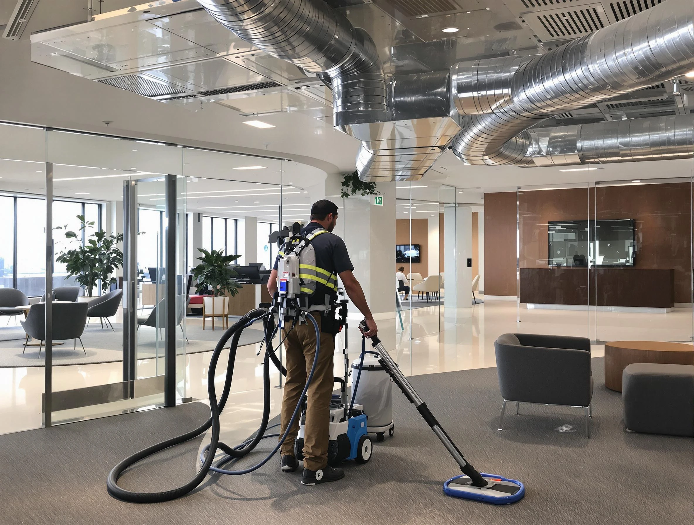 Commercial duct cleaning service by Douglasville Air Duct Cleaning in Douglasville