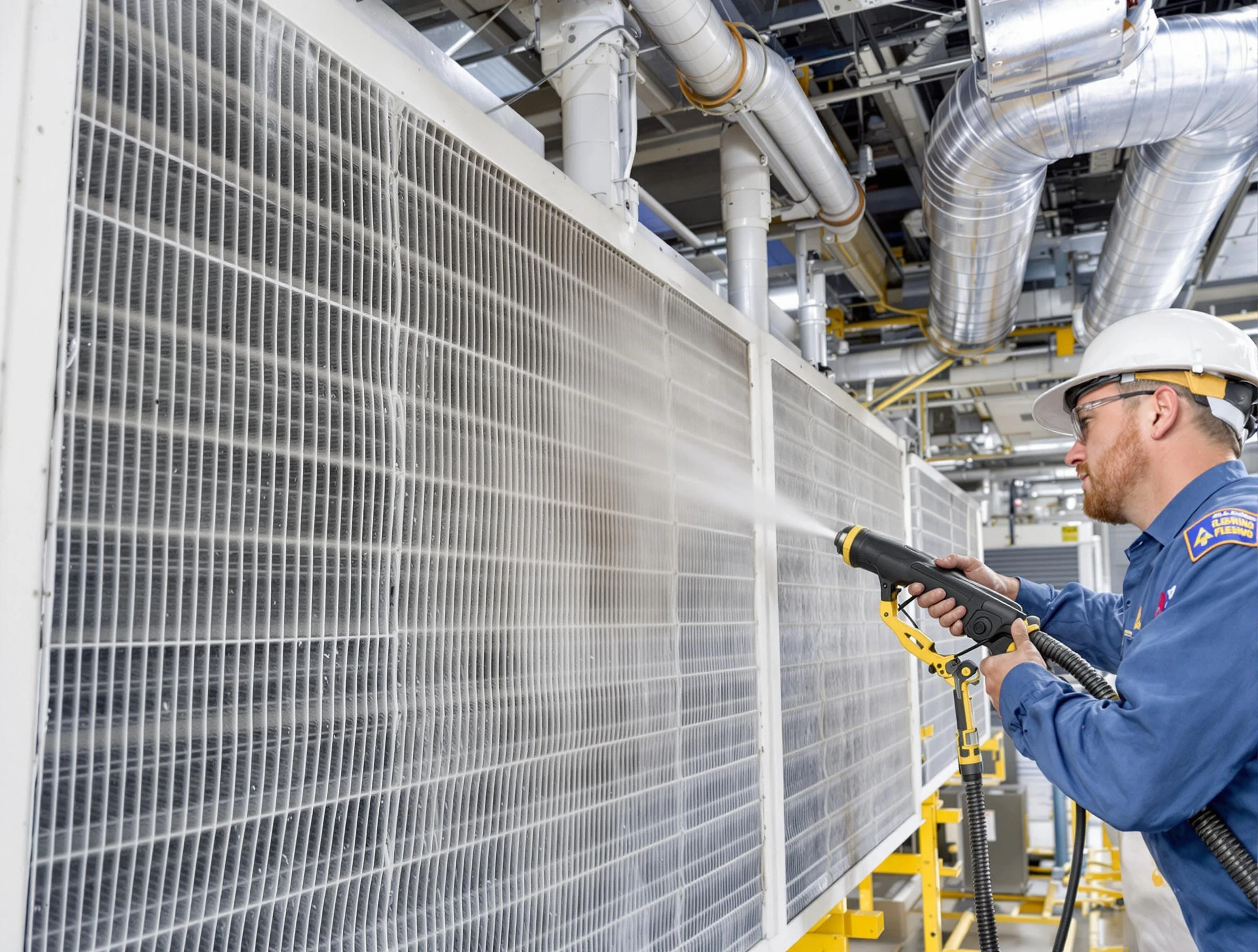 Professional commercial coil cleaning by Douglasville Air Duct Cleaning in Douglasville