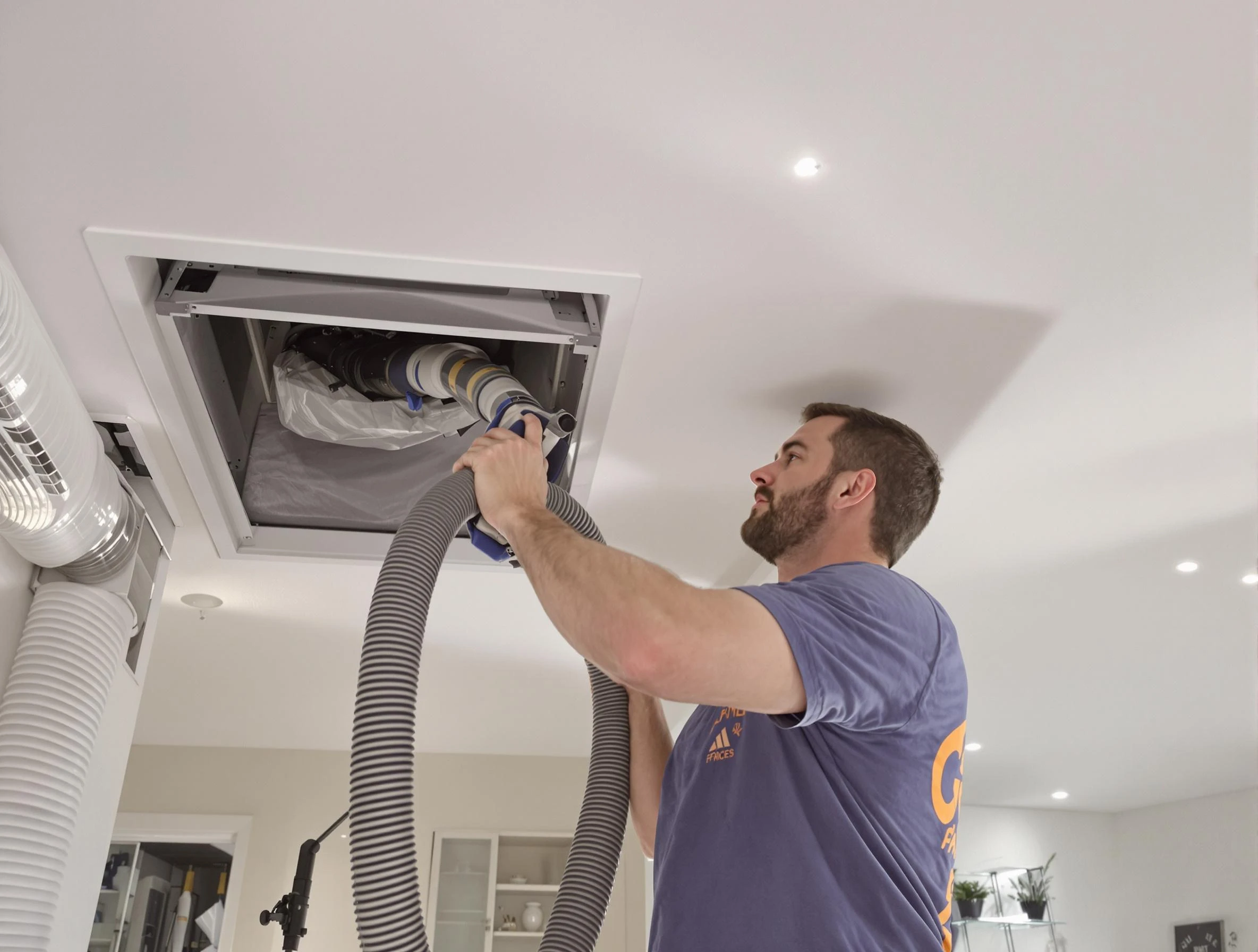 Precision indoor duct cleaning by Douglasville Air Duct Cleaning in Douglasville